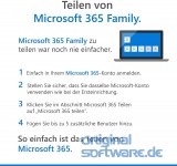 Microsoft 365 Family | 1 Jahres-Lizenz | 6 Nutzer | Download