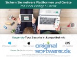 Kaspersky Total Security 3 Gerte 2 Jahre Verlngerung
