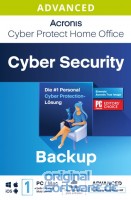 Acronis Cyber Protect Home Office | Advanced | 1 PC/MAC 1 Jahr + 500 GB Cloud Storage