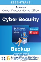Acronis Cyber Protect Home Office Essentials | 5 PCs/MACs | 1 Jahr