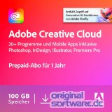 Adobe Creative Cloud fr Einzelanwender | 1 Jahr Laufzeit