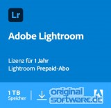 Adobe Lightroom | 1TB Cloud Speicher | 1 Jahr Laufzeit