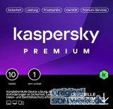 Kaspersky Premium (Total Security) 2024 | 10 Gerte 1 Jahr