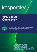 Kaspersky VPN Secure Connection | 1 Benutzerkonto 5 Gerte 1 Jahr
