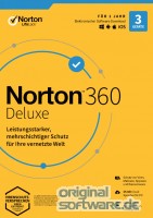 Norton 360 Deluxe 2024 | 3 Gerte 1 Jahr 25 GB | kein Abo