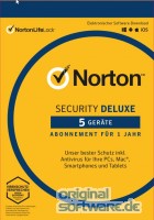 Norton Security Deluxe 5 Gerte 1 Jahr Verlngerung fr Bestandskunden