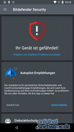 Bitdefender Mobile Security für Android 2026 - 3 Geräte - 1,5 Jahre