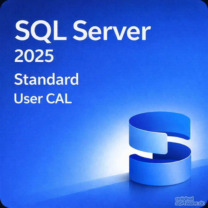 Microsoft SQL Server 2025 Standard 1er User CAL OEM - Zugriffsrecht