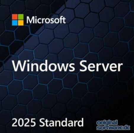 Microsoft Windows Server 2025 Standard - 24 Core - SB/OEM - DVD - Deutsch