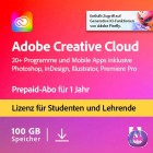 Adobe Creative Cloud für Student & Teacher | 1 Jahr Laufzeit