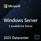 Microsoft SB Windows Server 2025 Datacenter - Lizenz f�r 2 zus�tzliche Kerne