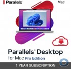 Parallels Desktop Pro f�r Mac f�r 1 Nutzer/Ger�t - 1 Jahr