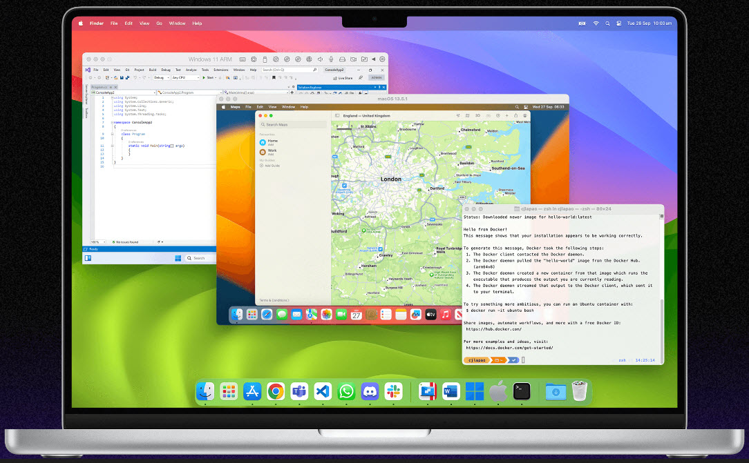 Parallels Pro 15